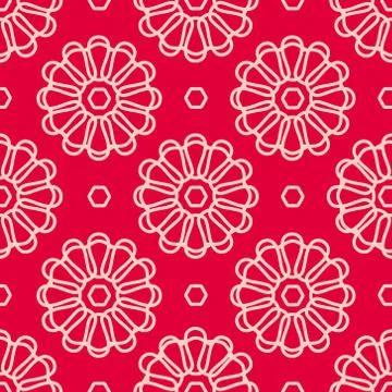 Flowers seamless pattern Illustrazione stock