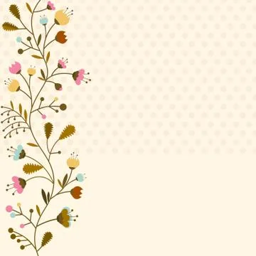 Flowers set isolated on white background Stock Illustration