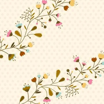 Flowers set isolated on white background Illustrazione stock