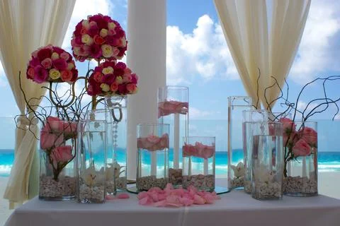 Flowers setup Foto stock