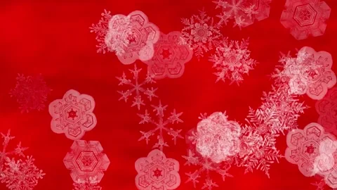 Flowers Shapes Snowflake Background Stock Footage 167905898