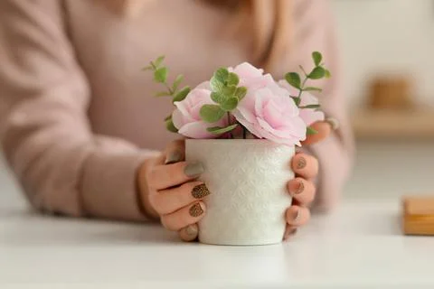 Flowers from the soap Stock Photos