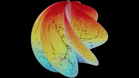 Flowers on Sphere 2 Stock-Footage 263981188