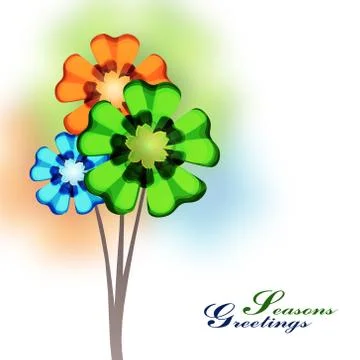 Flowers springtime Illustrazione stock