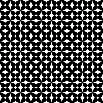 Flowers stylized seamless pattern Stock Illustration