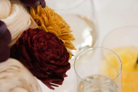 Flowers on Table 写真素材