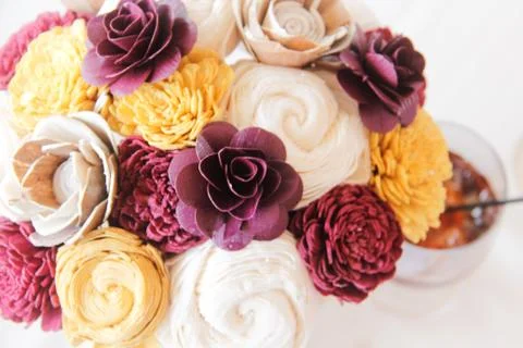 Flowers on Table 写真素材