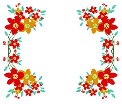 Flowers texture Stock Illustration