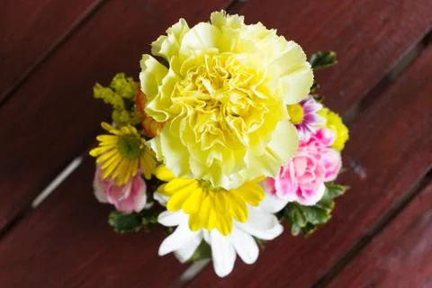 Flowers of vase Stock Photos