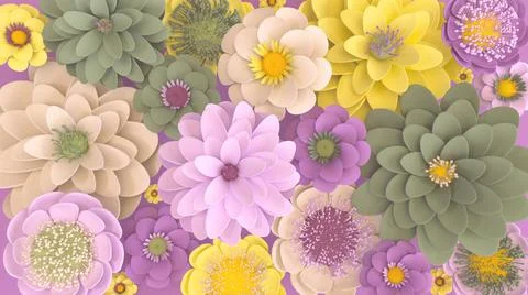Flowers violet image Stock Illustration