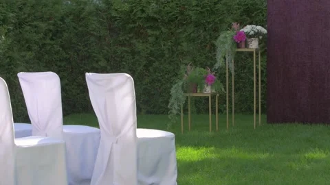 Flowers Wedding Floristics Stock Footage 135793215