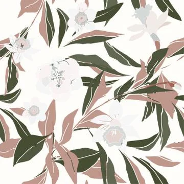 Flowers.drow Stock Illustration