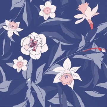 Flowers.drow Stock Illustration