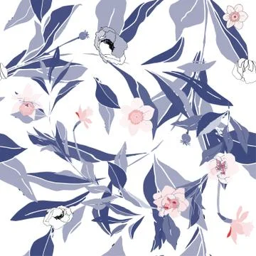 Flowers.drow Stock Illustration