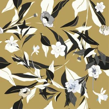 Flowers.drow Stock Illustration
