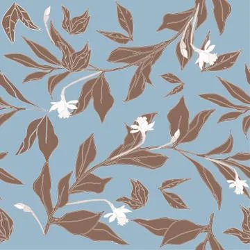 Flowers.drow Stock Illustration