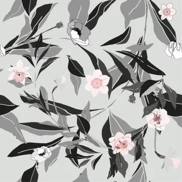 Flowers.drow Stock Illustration