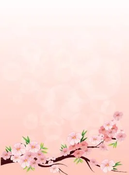 A flowery designed paper Stock Illustration