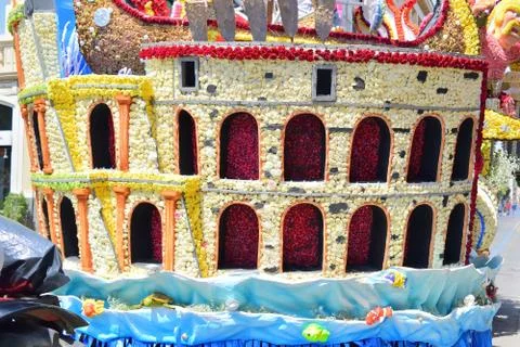 Flowery float Stock Photos