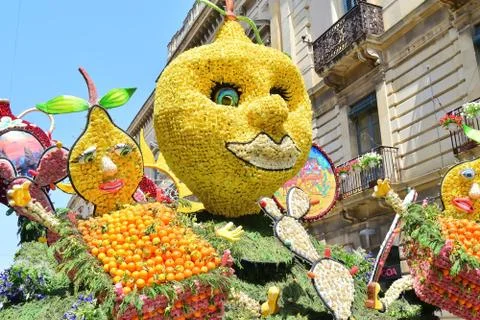 Flowery float Stock Photos