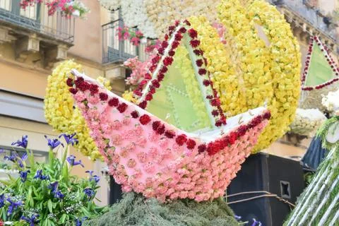 Flowery float Stock Photos