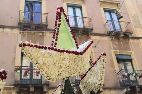Flowery float Stock Photos