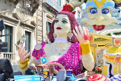 Flowery float Stock Photos