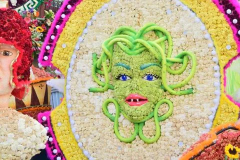 Flowery float Fotos Stock