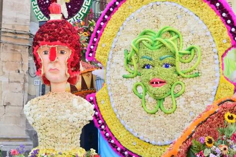 Flowery float Stock Photos