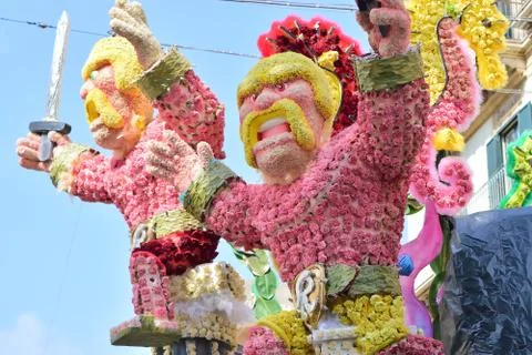 Flowery float Stock Photos