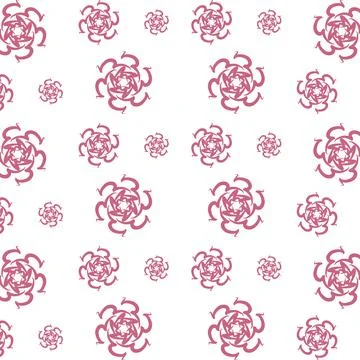 Flowery Pattern Vector Abstract Design EPS10 Stock Illustration