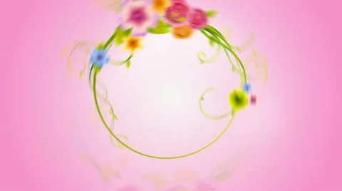 Flowery Valentine Stock Footage 18175211