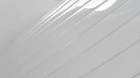 Flowing 3D Silver Background Loop With Smooth Curves Stock Footage 292338060