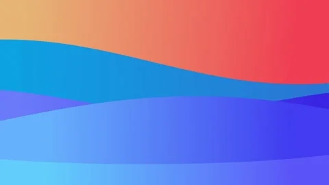 Flowing abstract blue waves motion graphic summer background design. Stock Footage 272761189