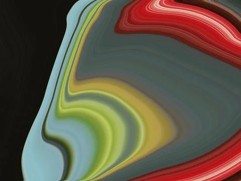FLOWING ABSTRACT COLOURS Stock Illustration