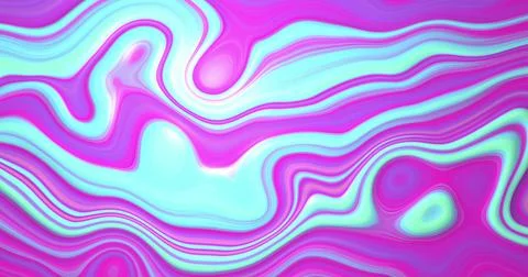 Flowing abstract marbled pattern forming layered color bands in digital art, Stock Photos