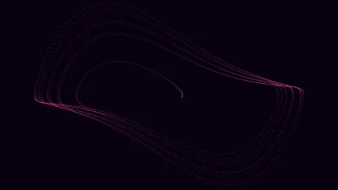 Flowing abstract neon wave lines technology background for cinematic videos Stock Footage 342524033