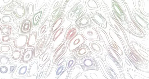 Flowing abstract pattern with rainbow tones Stock Illustration