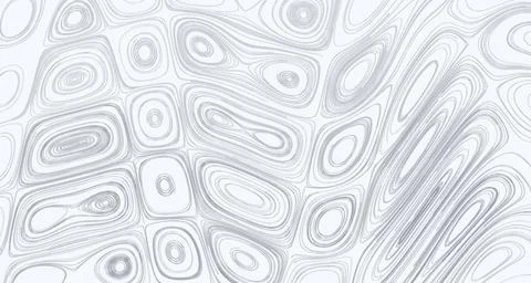 Flowing abstract pattern in silver chrome Stock Illustration