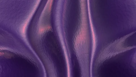 Flowing Abstract Purple Metallic Waves Reflecting Shimmering Red Light Stock Footage 116647406