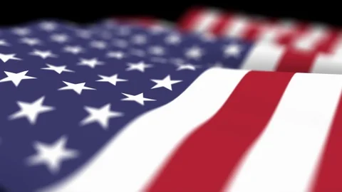 Flowing American flag A Stock Footage 115631129