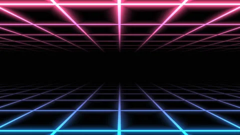 Flowing Between Floor and Ceiling 80s Retro Techno Hitech Tech Planes 스톡 동영상 139720059