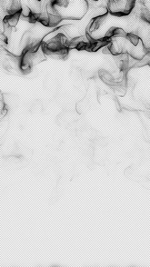 Flowing Black Smoke Sweep in Vertical Format Stock-Footage 344973942