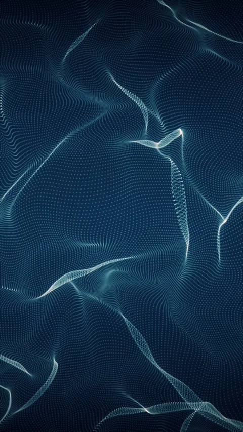 Flowing blue mesh Stock Footage 313086996