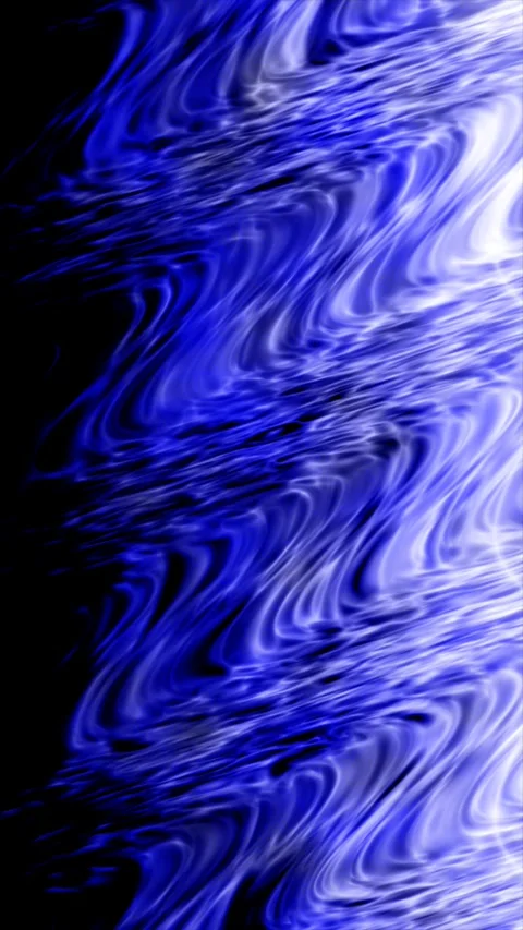 Flowing blue waves create an engaging abstract backdrop Stock Footage 314622479