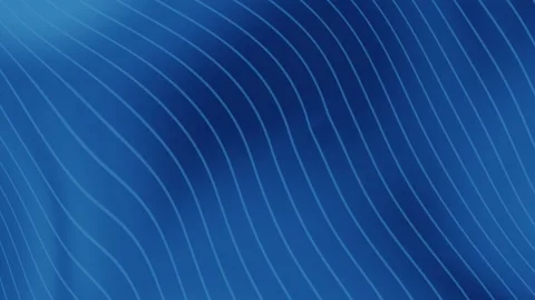 Flowing blue waves with elegant curved lines in fluid motion. 4K Stock Footage 345111911