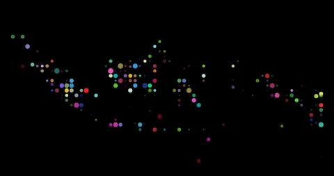Flowing Circle Composition Forming Indonesia Map Stock Footage 316214794