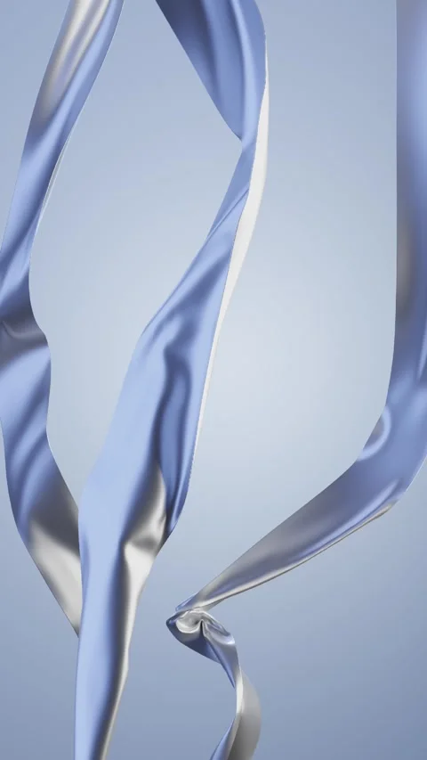 Flowing cloth background, 3d rendering. Video stock 260738267