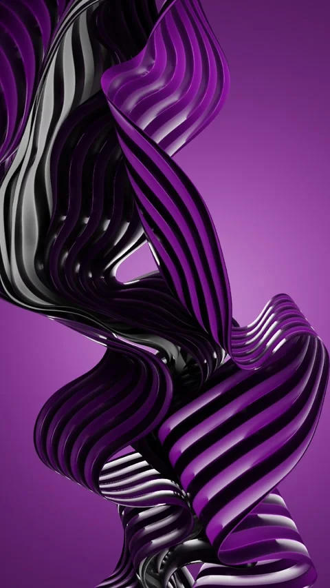 Flowing cloth background, 3d rendering. Video stock 285928116