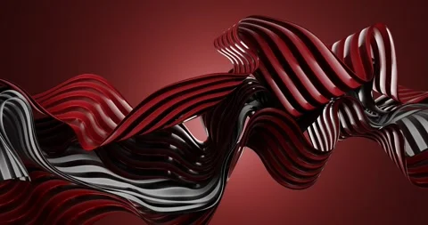 Flowing cloth background, 3d rendering. Stock Footage 285928263